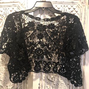 Lace bolero jacket unknown manufacturer XL